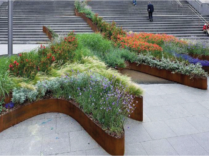 Подпорные стенки Цветник